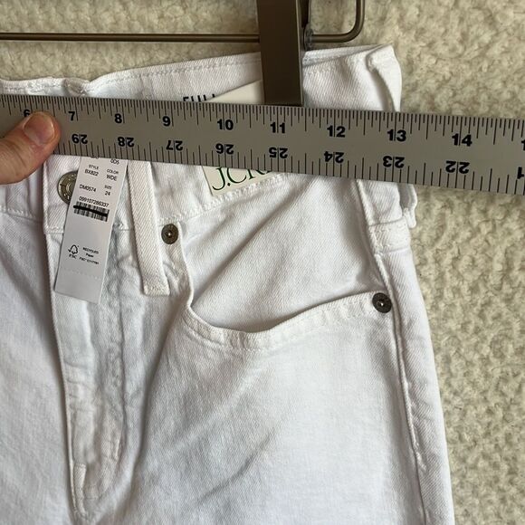 J Crew Full-length slim wide-leg jean in white Size 24‎ - Picture 7 of 11